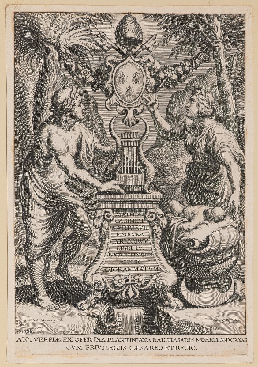 Title Page for M.C. Sarbievski, Lyricorum Libri IV