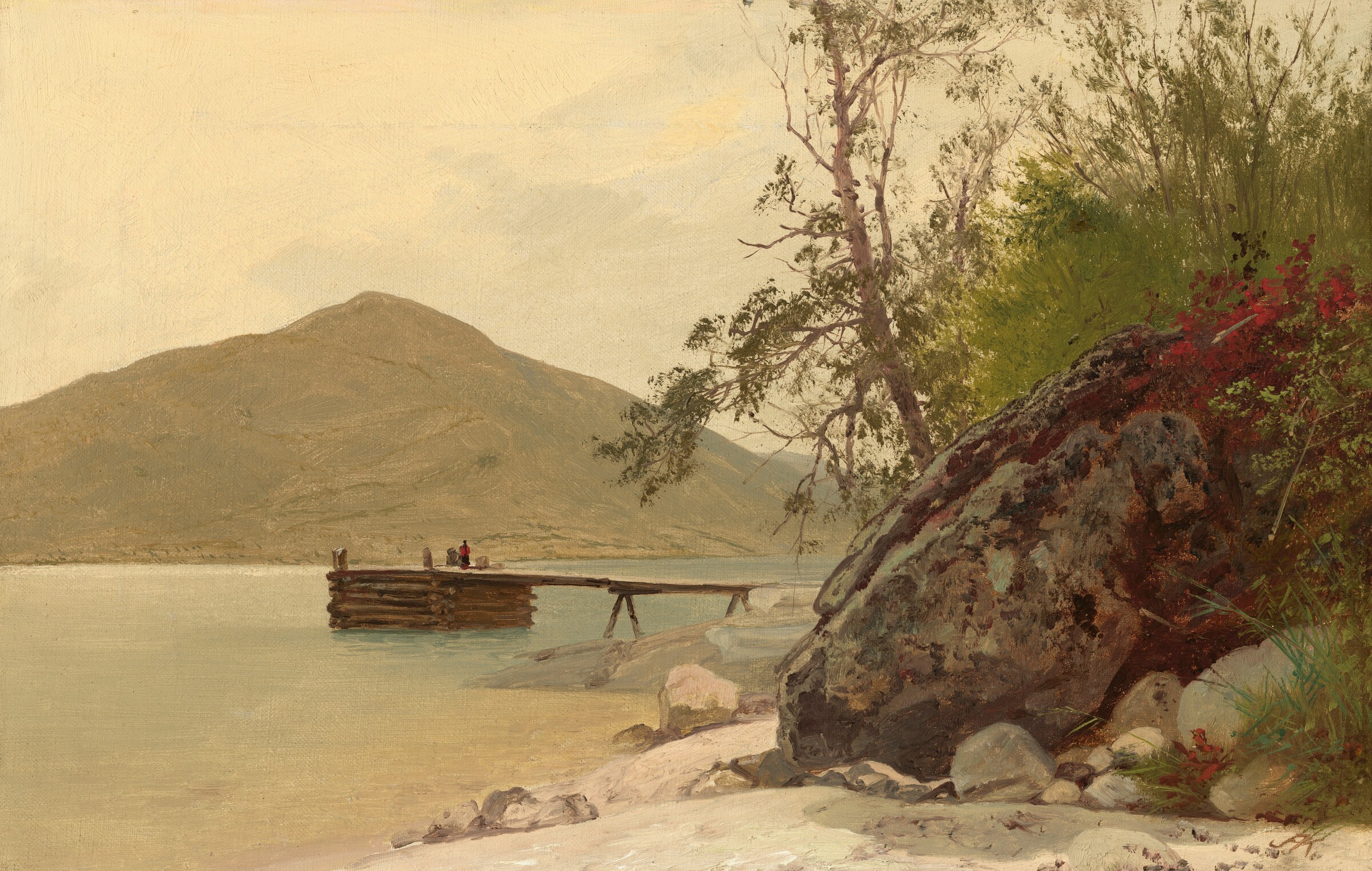 Landing at Sabbath Day Point, John Frederick Kensett, c. 1853