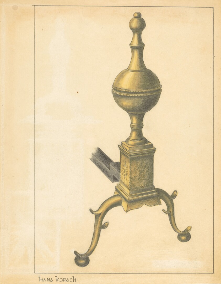 Andiron (one of pair)