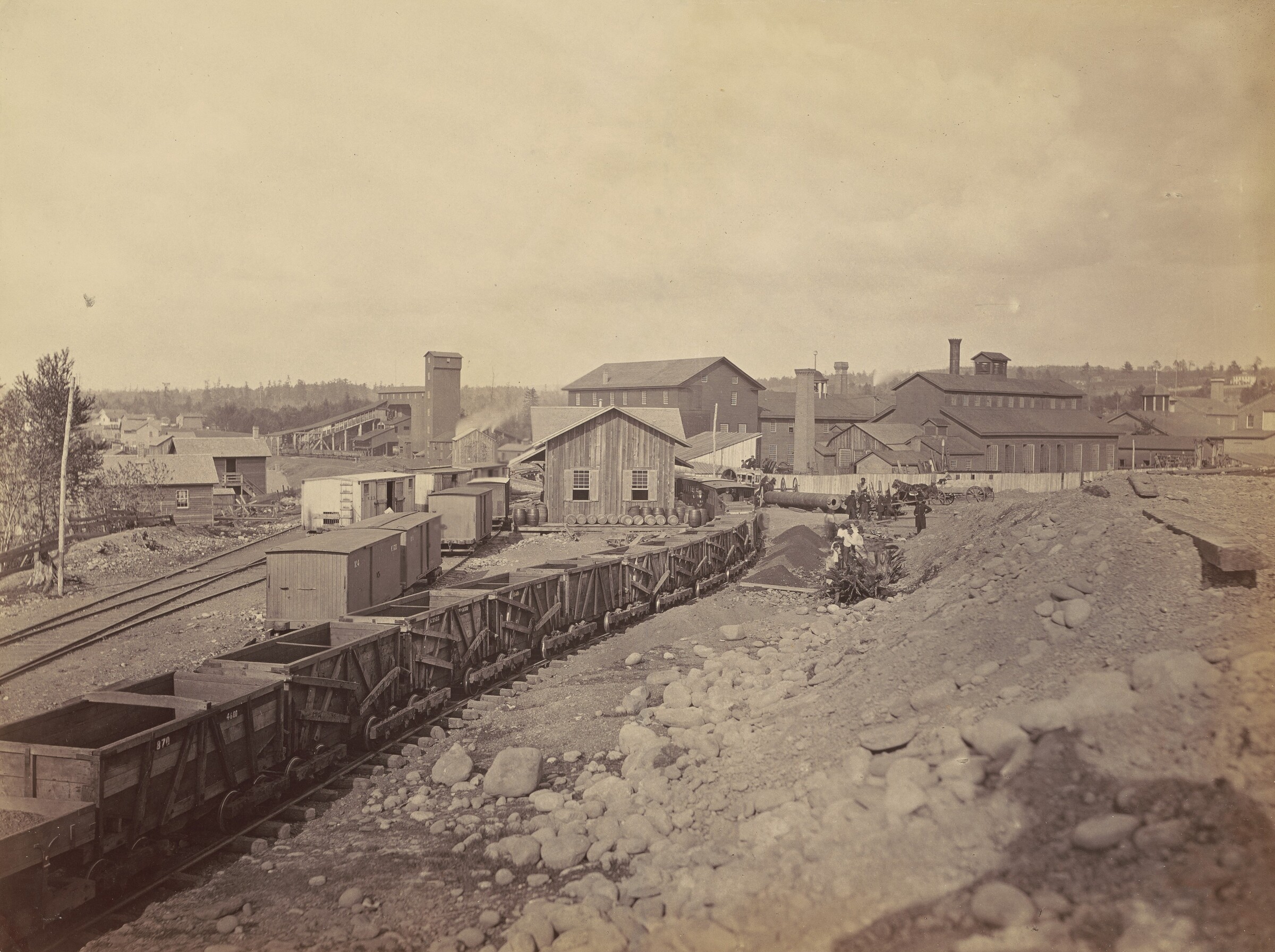 Scranton Terminus, Del. & Hudson Canal Co., Thomas H. Johnson, c. 1863-1865