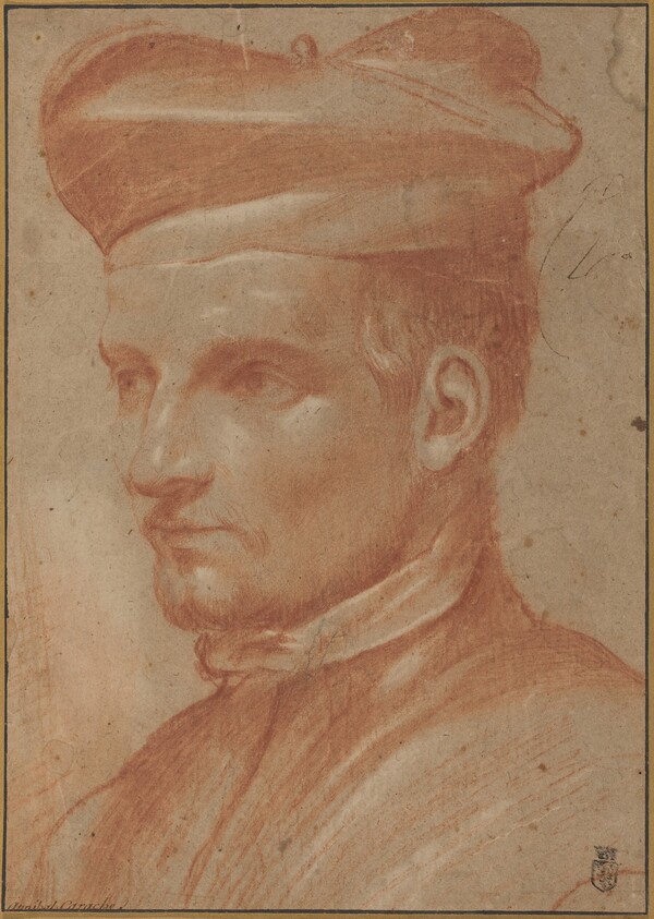 Portrait of an Ecclesiastic Wearing a Biretta