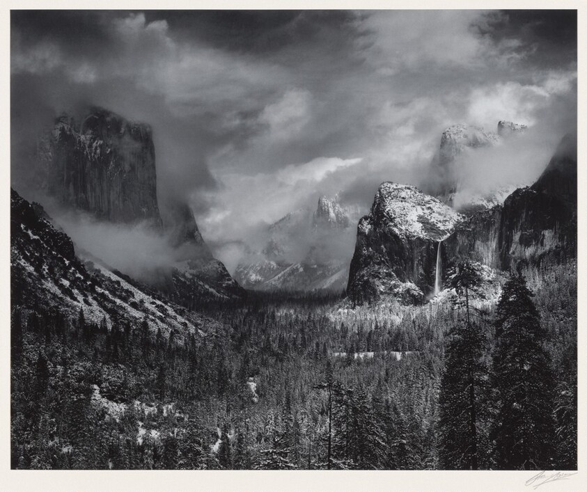 Clearing Winter Storm, Yosemite Valley, California