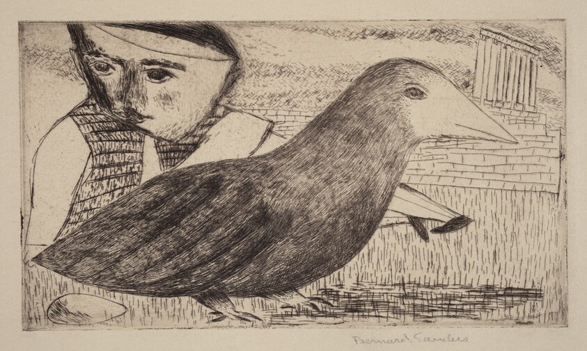 Untitled (Man and Bird)