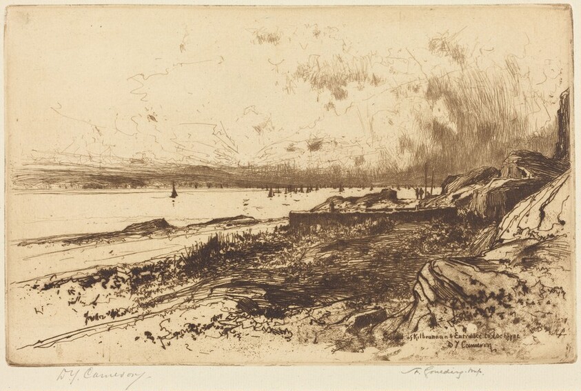 Sound of Kilbrannan and Entrance to Loch Fyne