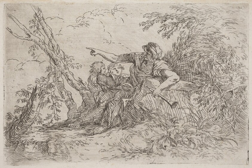 Shepherd in a Landscape