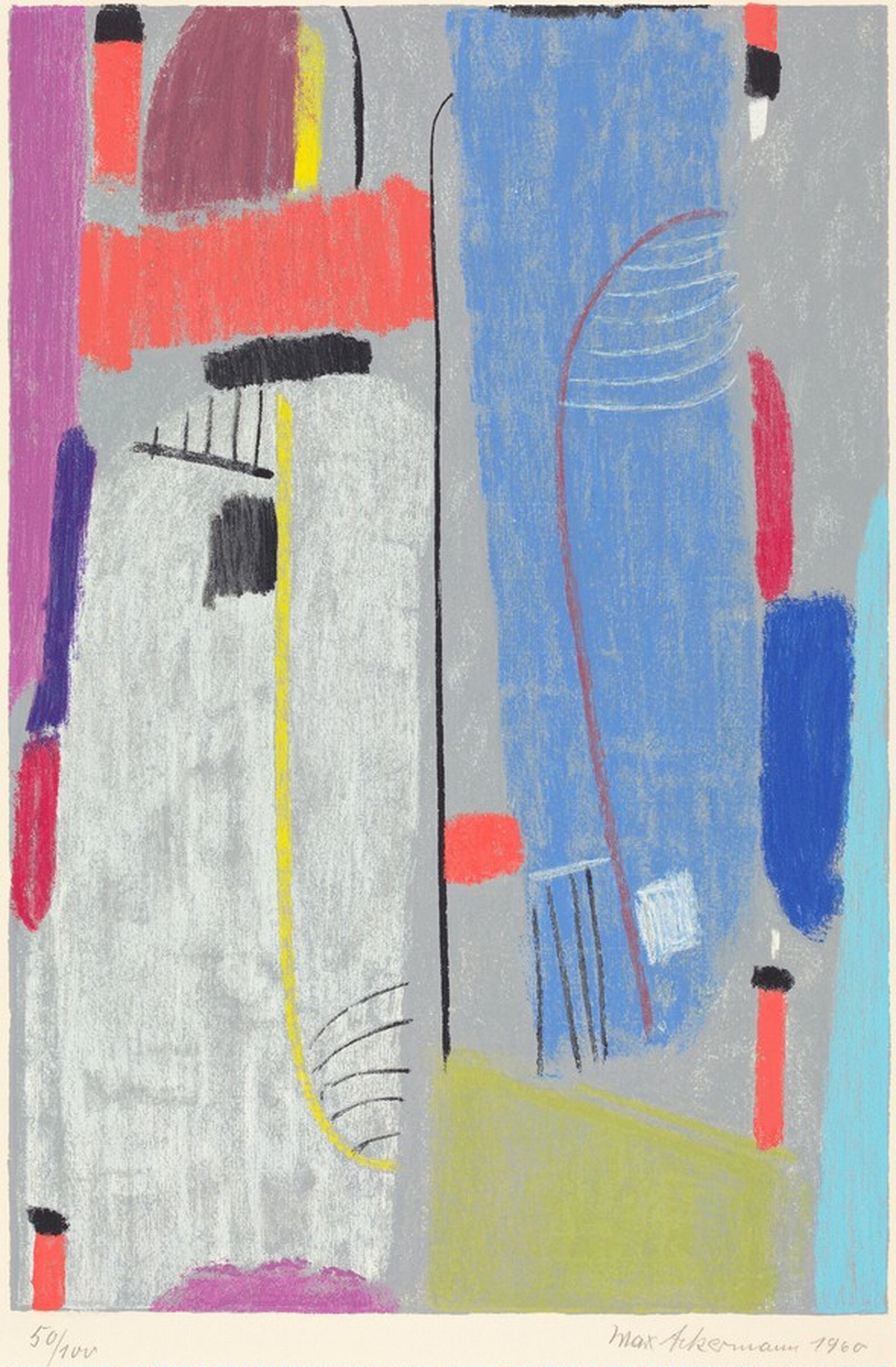 A New Year, Max Ackermann, 1960