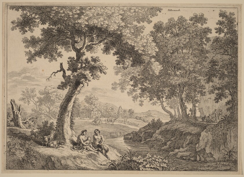 Satyr Family Seated under a Tree