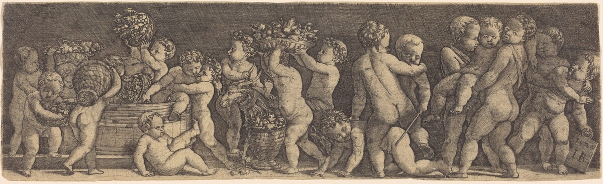 Children Harvesting Grapes