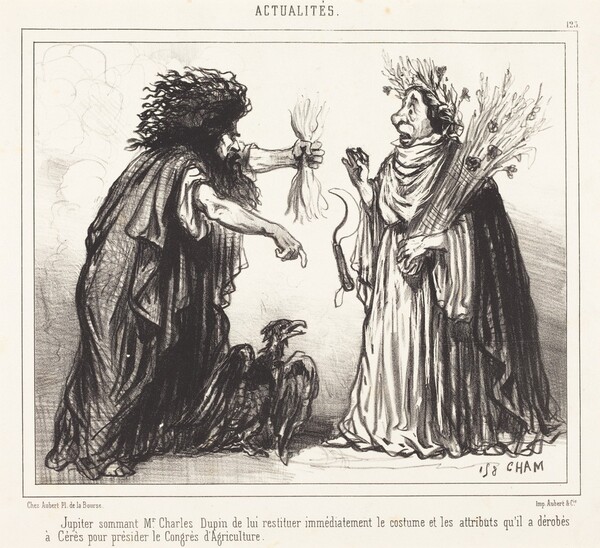 Jupiter sommant Mr. Charles Dupin