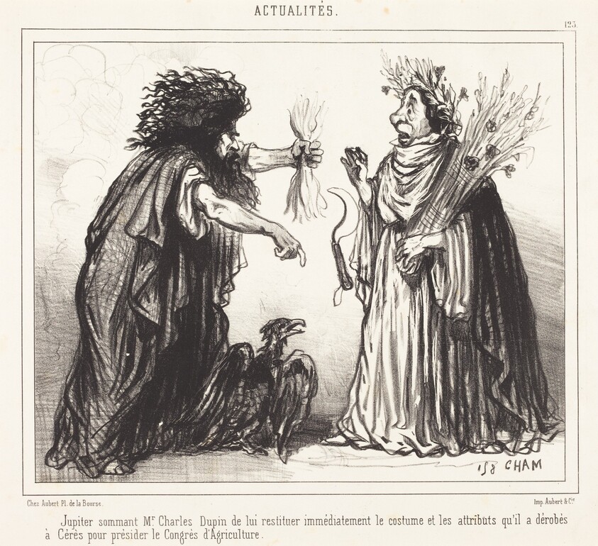 Jupiter sommant Mr. Charles Dupin