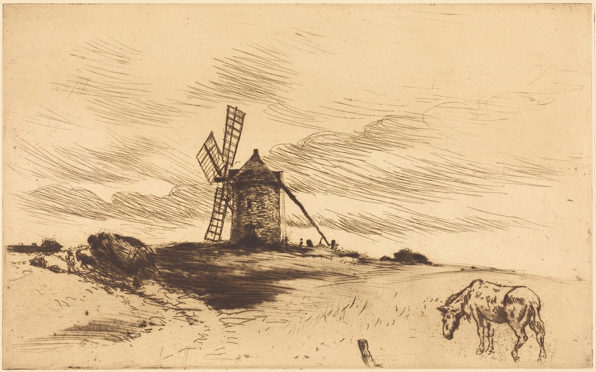 The Mill at Saint Jacut (Le moulin de Saint Jacut)