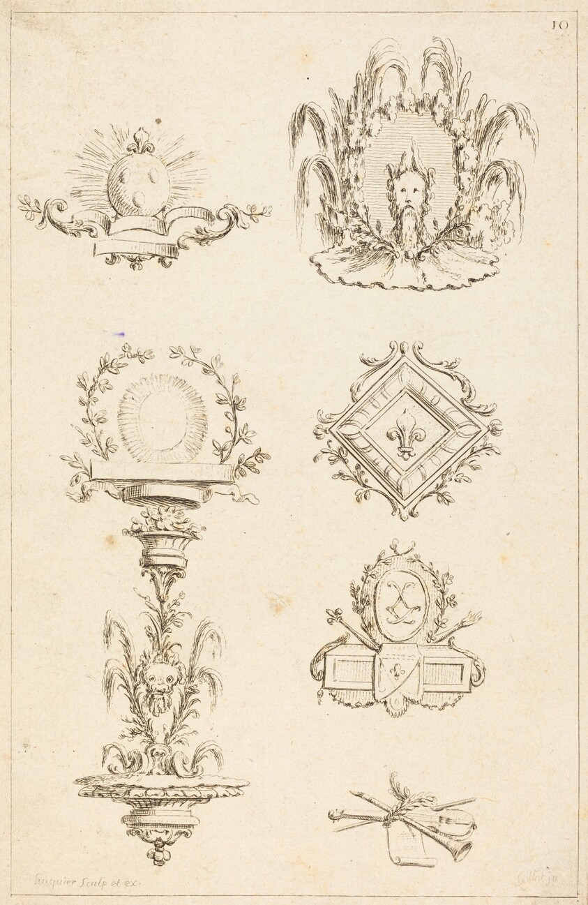 Designs for Tail-Pieces: pl. 10