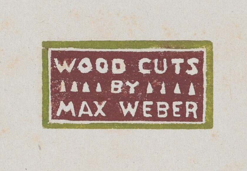 Woodcuts by Max Weber
