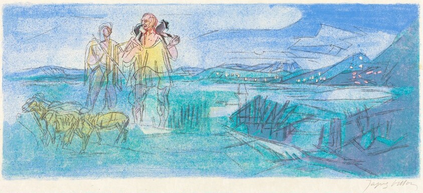 Ninth Bucolic: Moeris and Lycidas Wait for Virgil