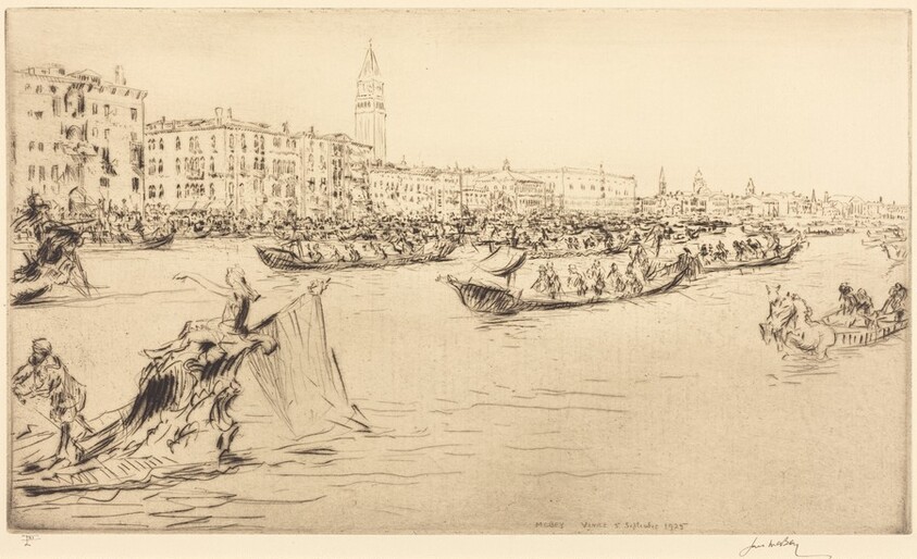 A Regatta on the Grand Canal