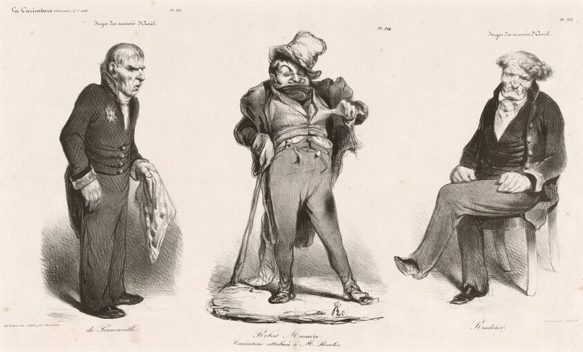 Huguet de Sémonville - Robert Macaire (Thiers) - Comte Roederer