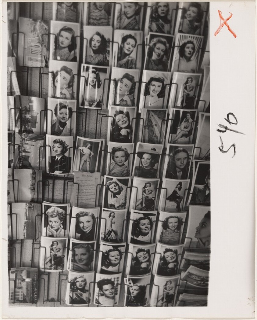 Postcard rack--Long Beach, California