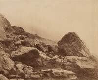 Rocken End in a Storm, Isle of Wight, Roger Fenton, c. 1853