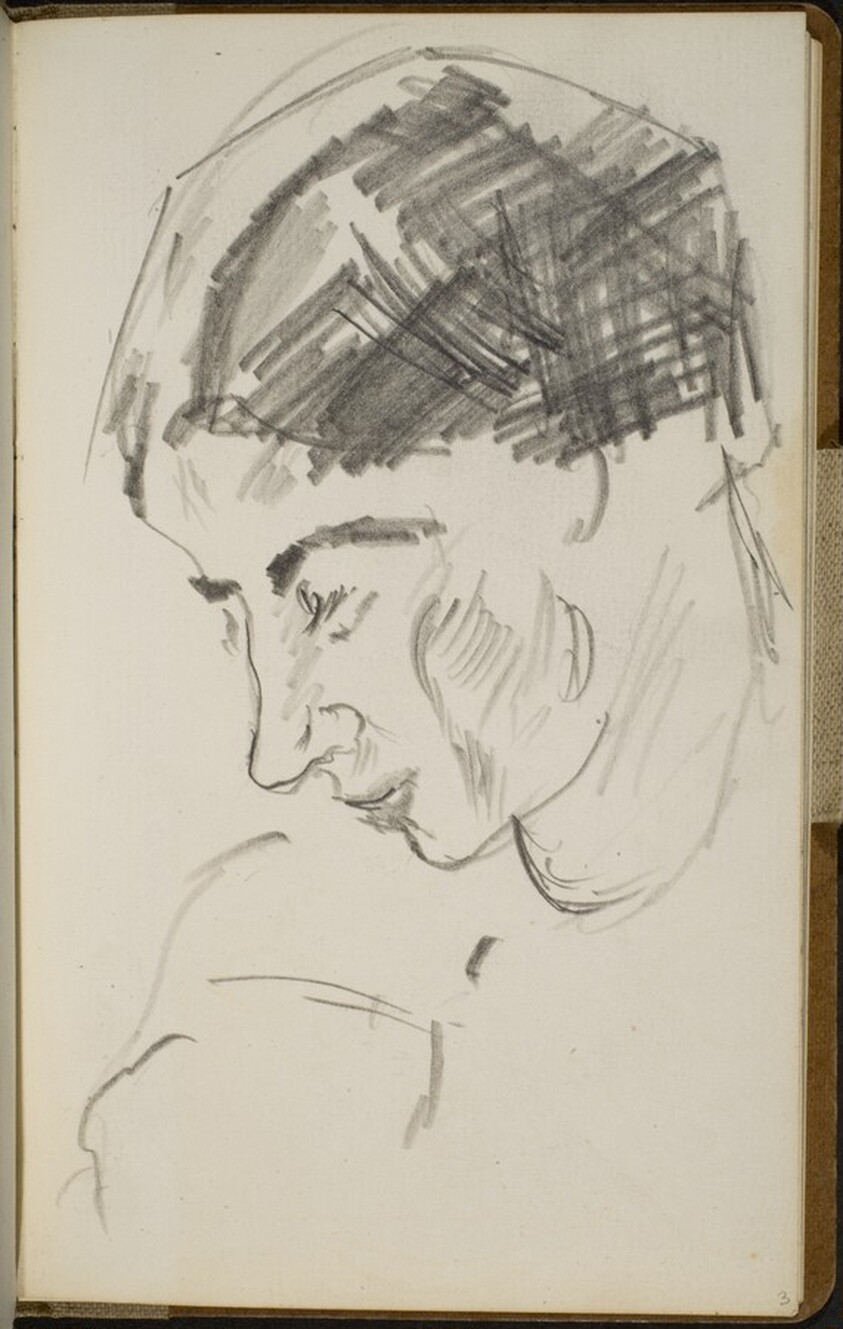 Weibliche Bildnisstudie (Female Portrait Study) [p. 3]