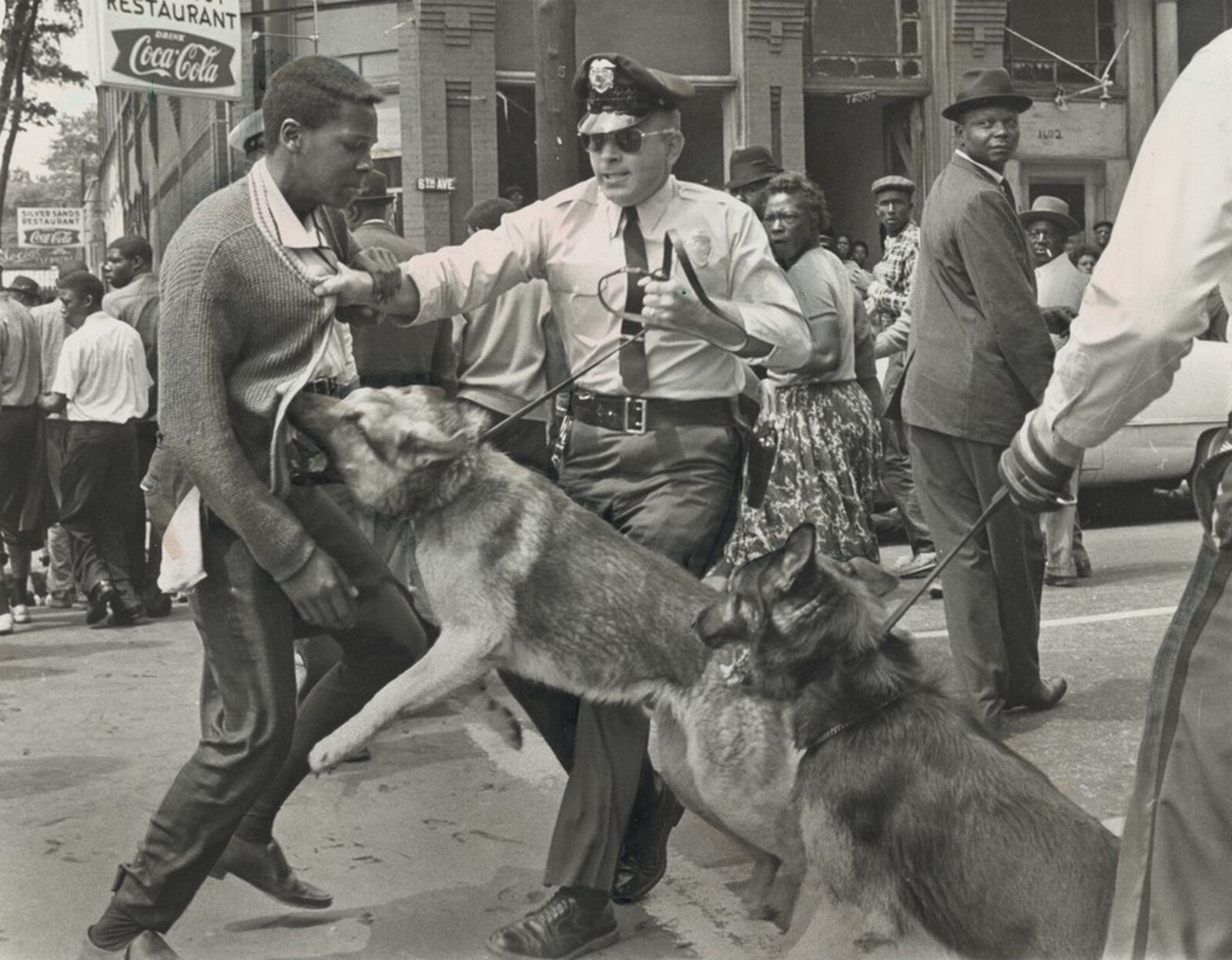 Title from caption on object: “The Racial Crisis”, Bill Hudson, May 3, 1963