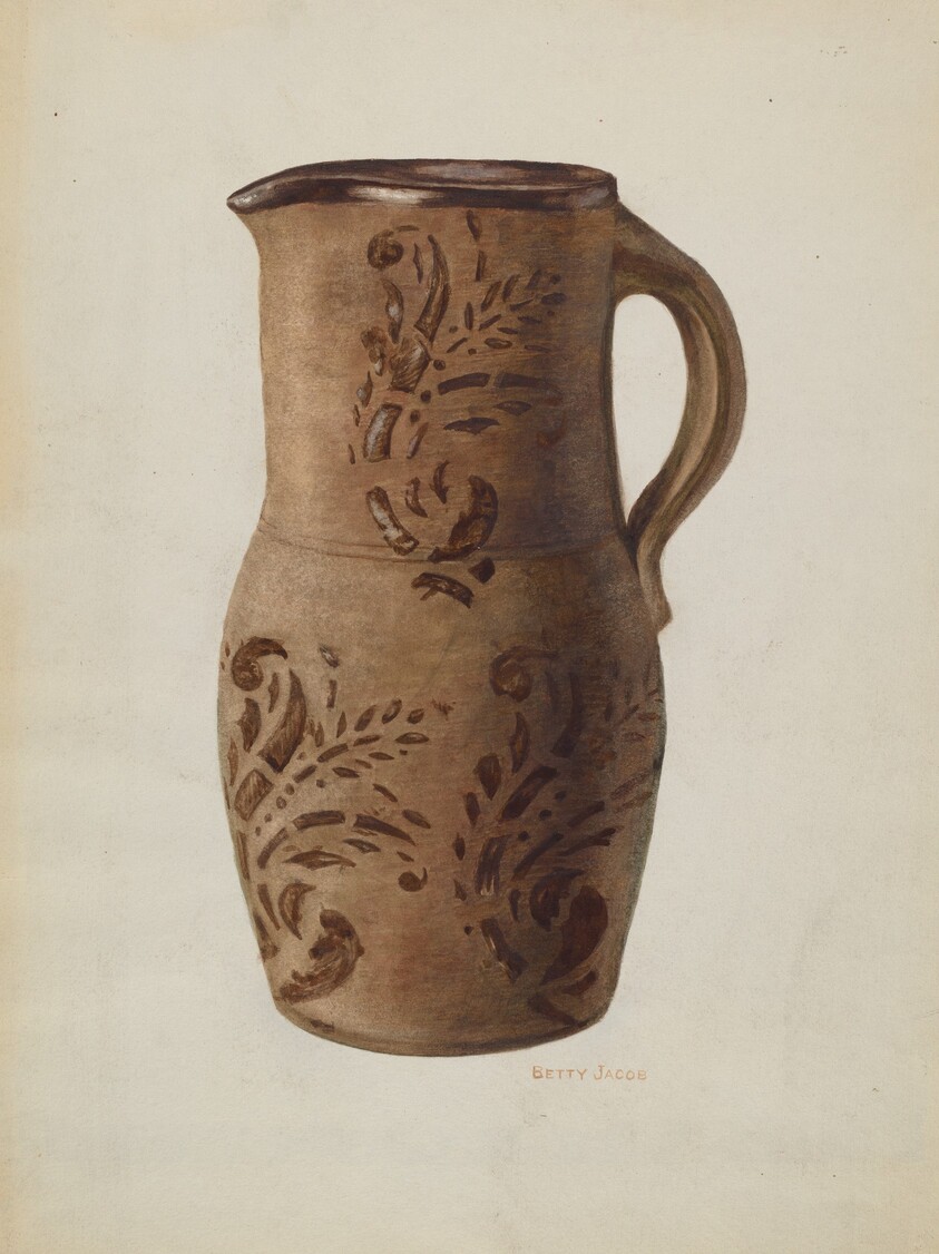 Redware Pitcher