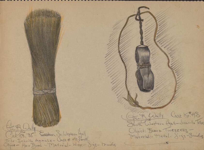 Hairbrush and Beard Tweezers