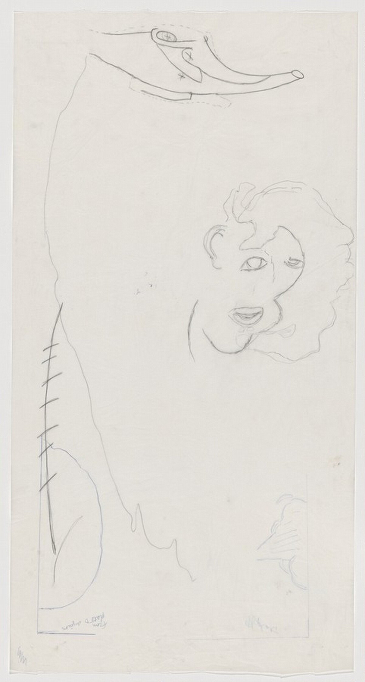 Pontchartrain [preparatory drawing for panel C]