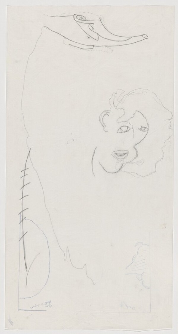 Pontchartrain [preparatory drawing for panel C]