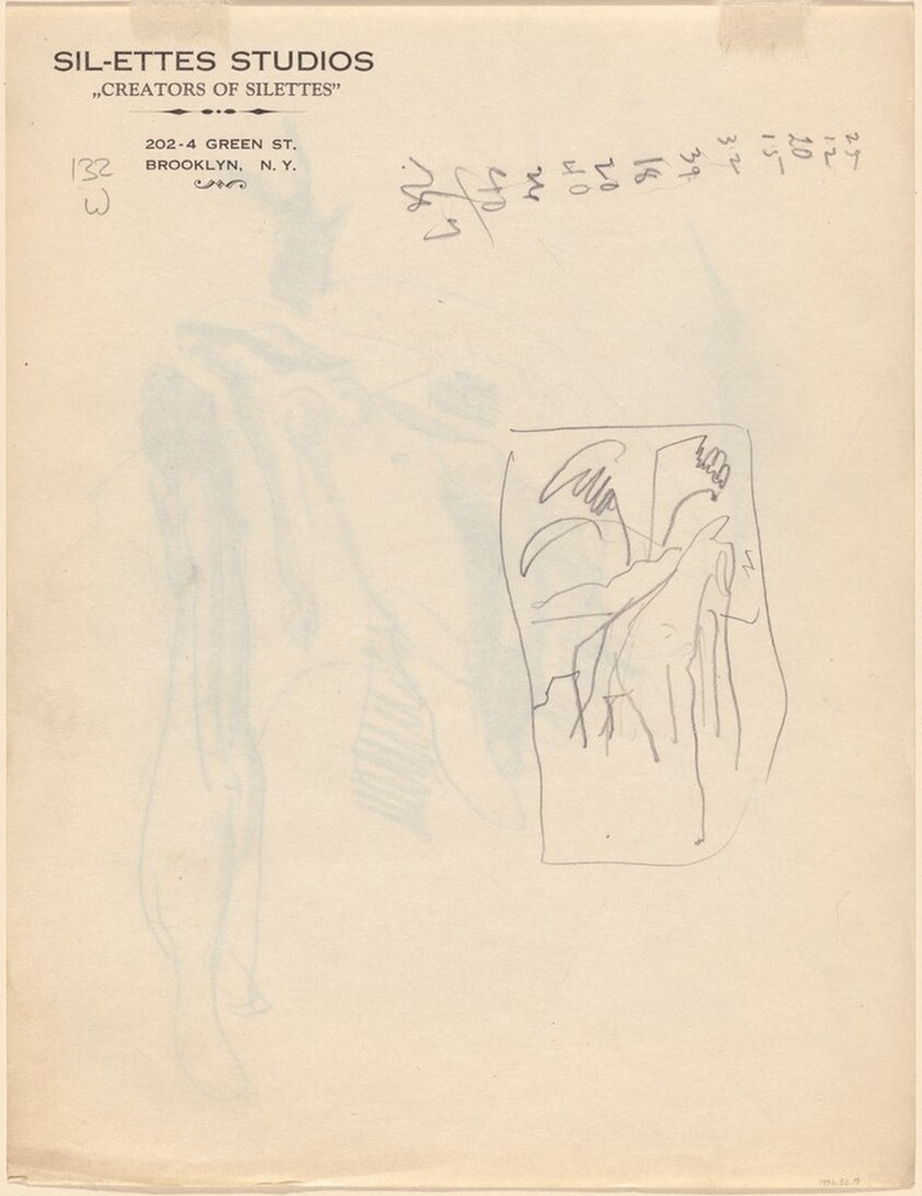 Figure in a Landscape [verso]