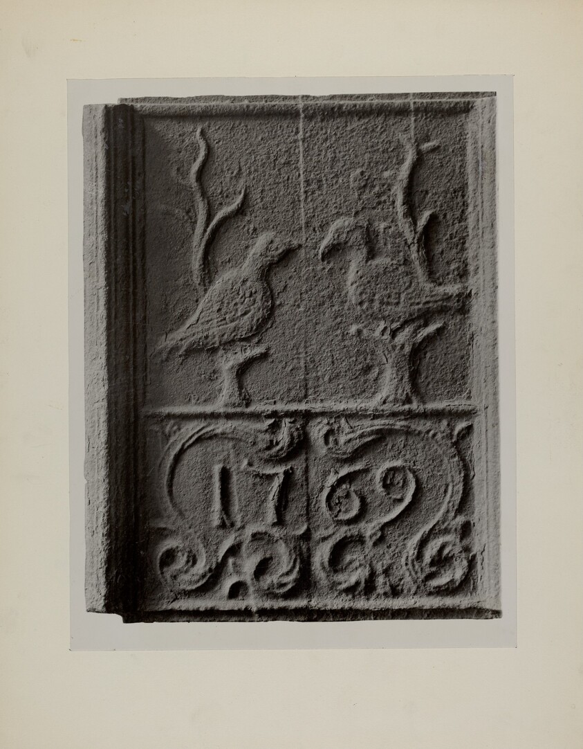 Pa. German Stove Plate