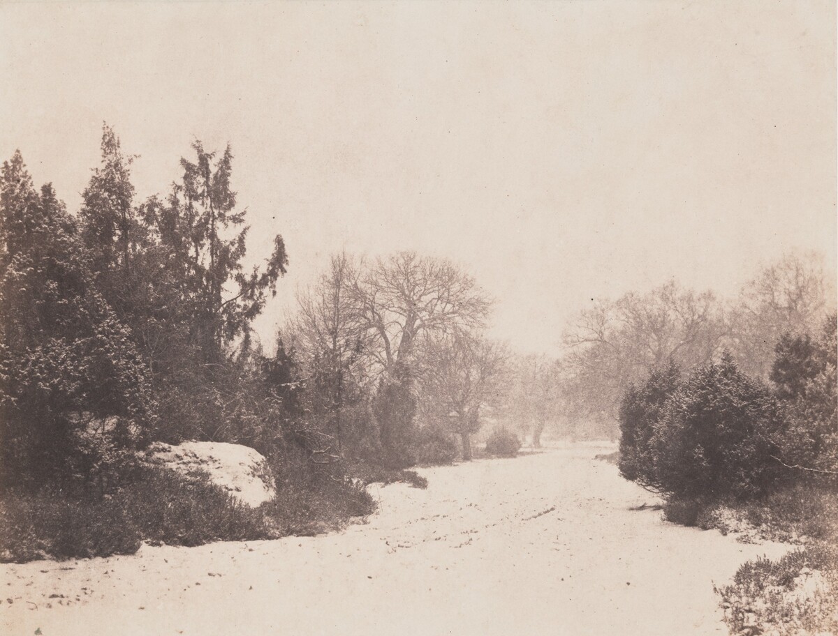 Barbizon Roadway in Snow