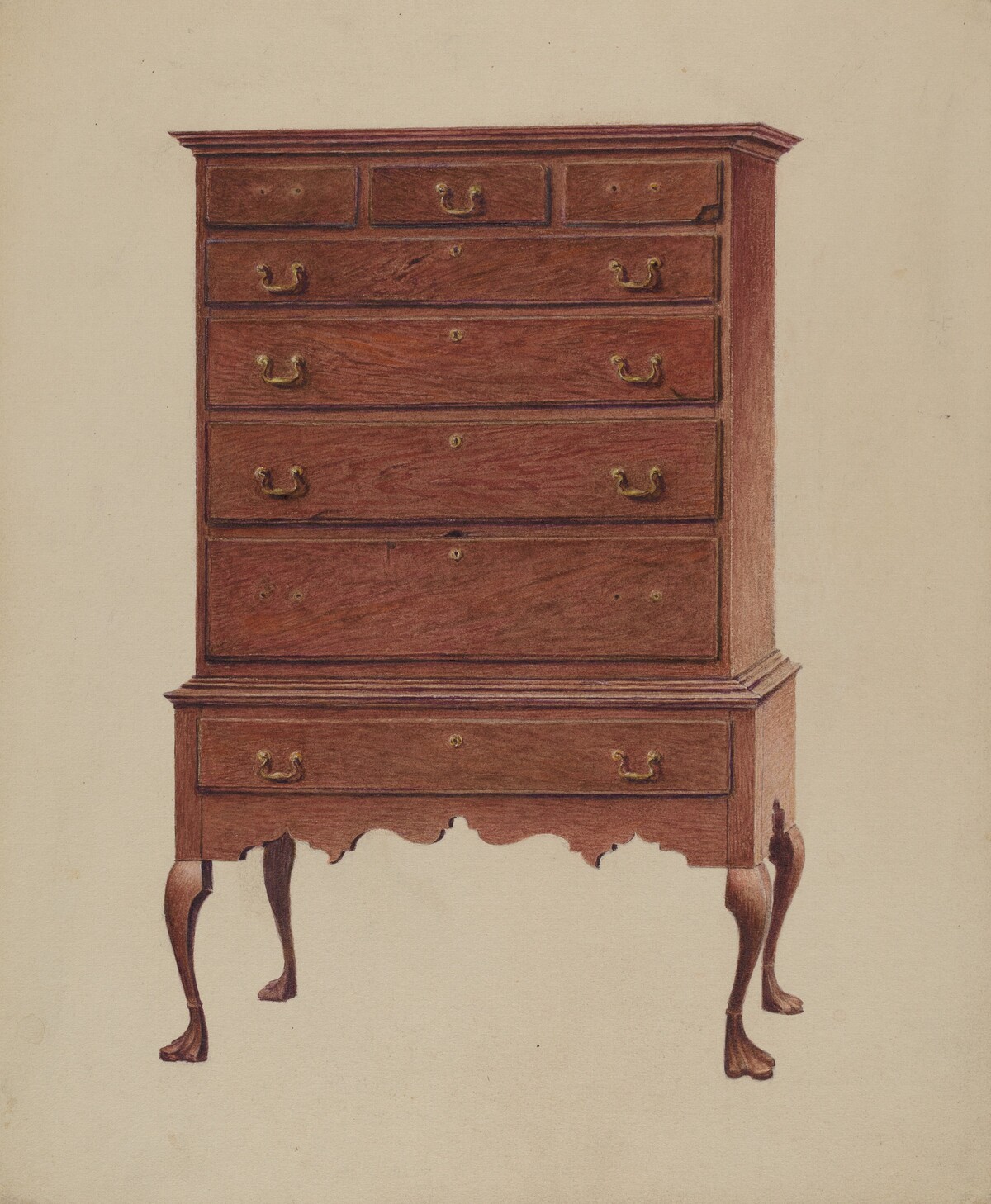 Early American highboy