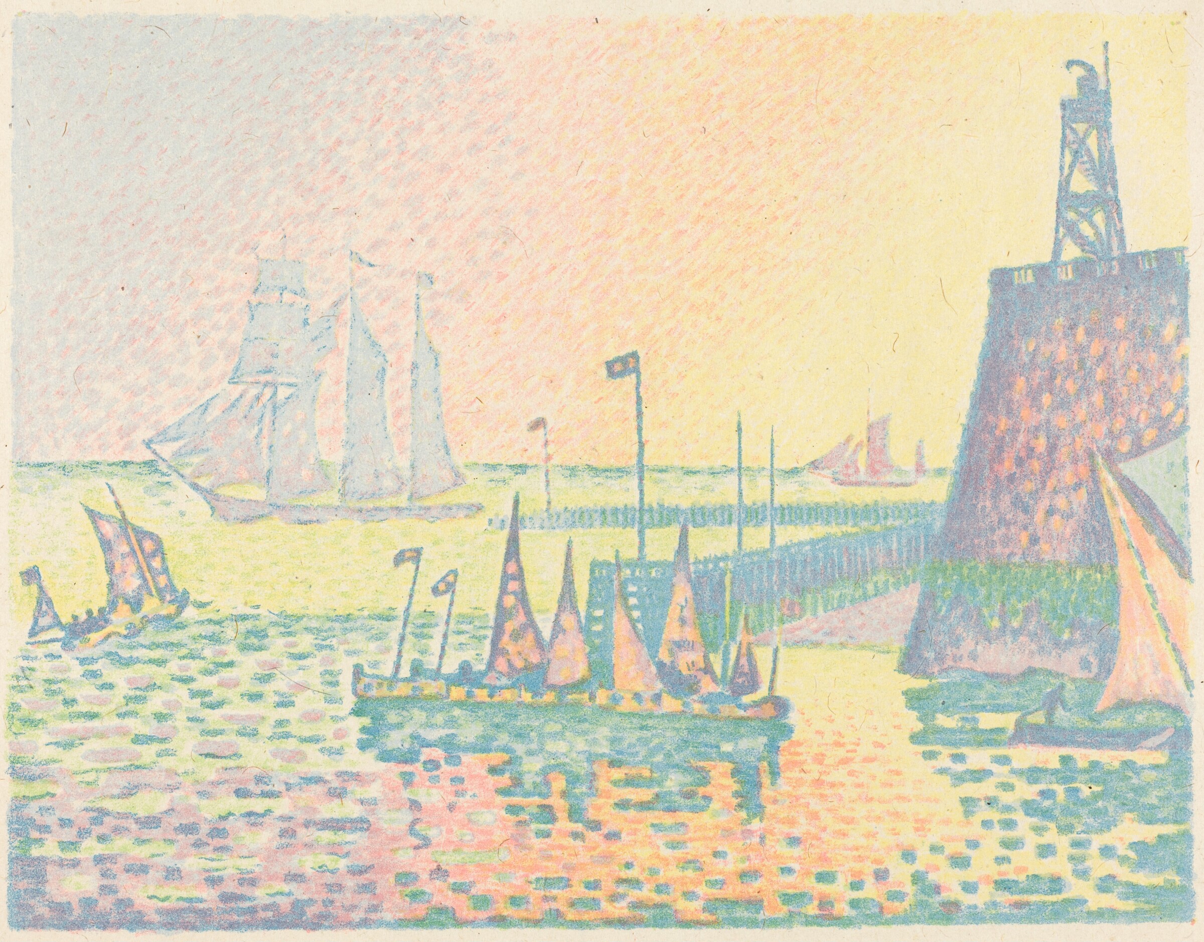 Evening (Le soir), Paul Signac, 1898