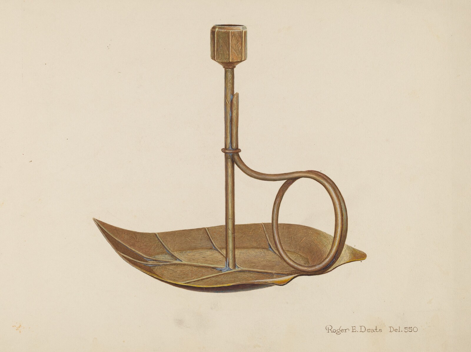 Candlestick, Roger Deats, c. 1940