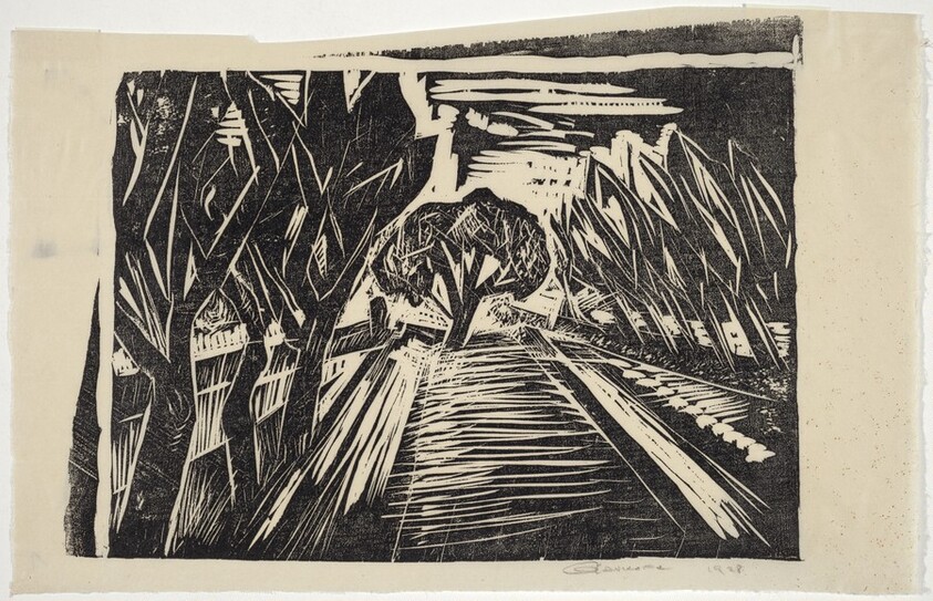 Untitled (Treelined Road)