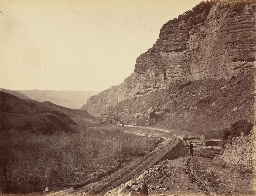 Plate 30. Looking Down Echo Canon, from Death's Rock
