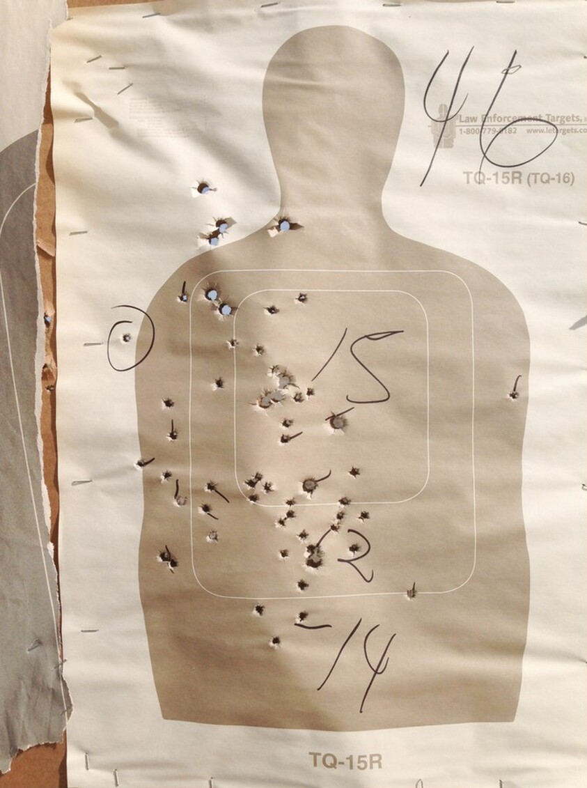 Border Patrol Target #4, Lower Rio Grande National Wildlife Refuge, Texas