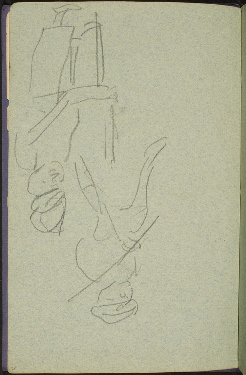 Zwei Figuren (Two Figures) [p. 20]