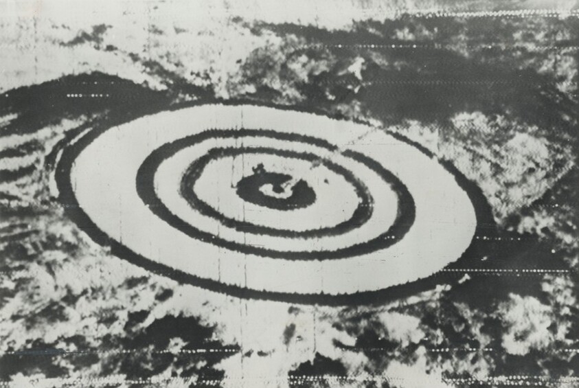 Title from caption on object: “The Bomb Will Be Triggered to Go Off Some Two Miles above the Sandy Island of Namu in the Bikini Atoll...”