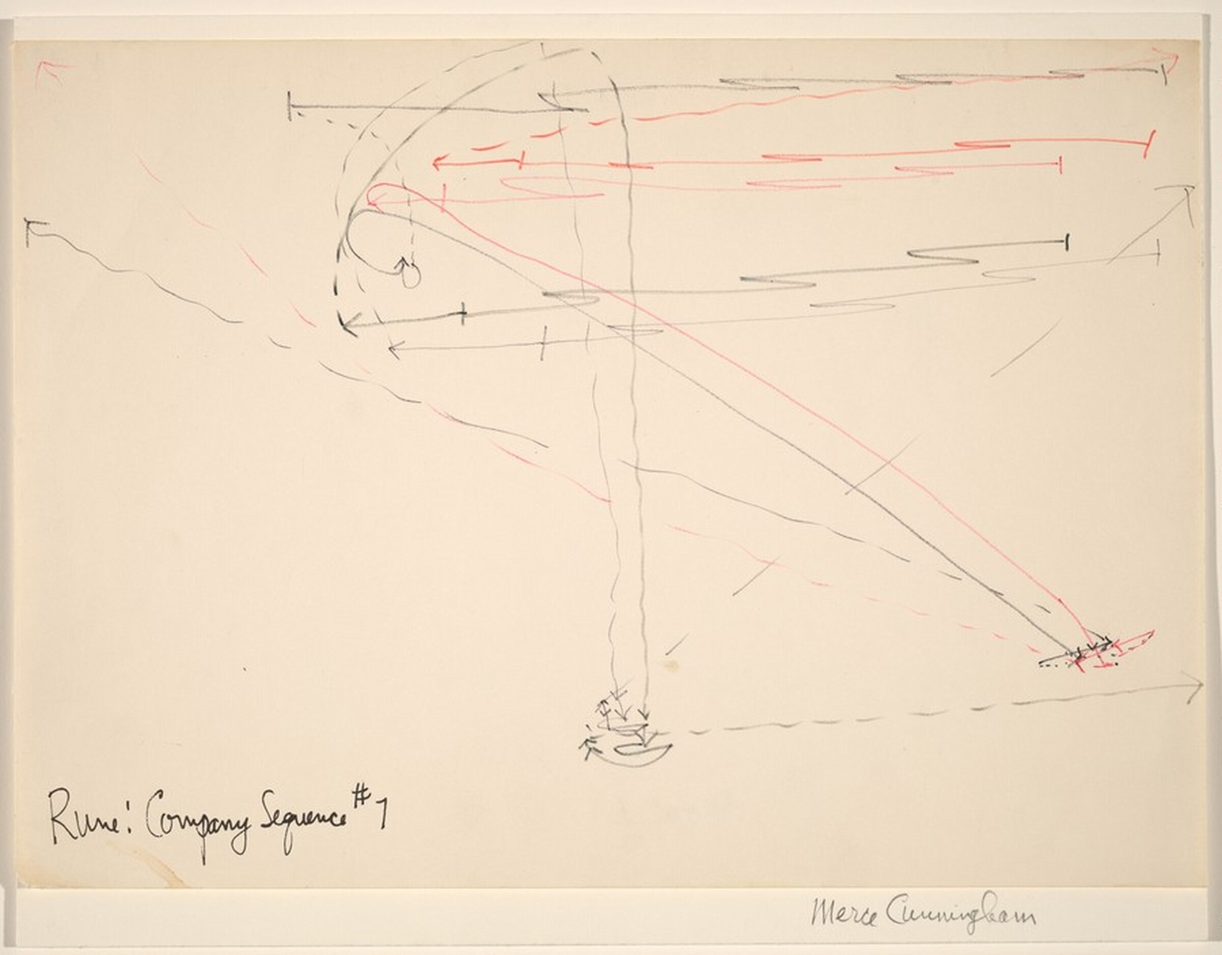 Rune: Company Sequence #7, Merce Cunningham, 1959