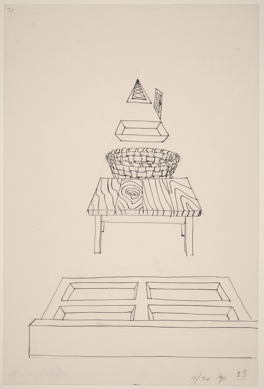 Basket, Table, Door, Window, Mirror, Rug #23