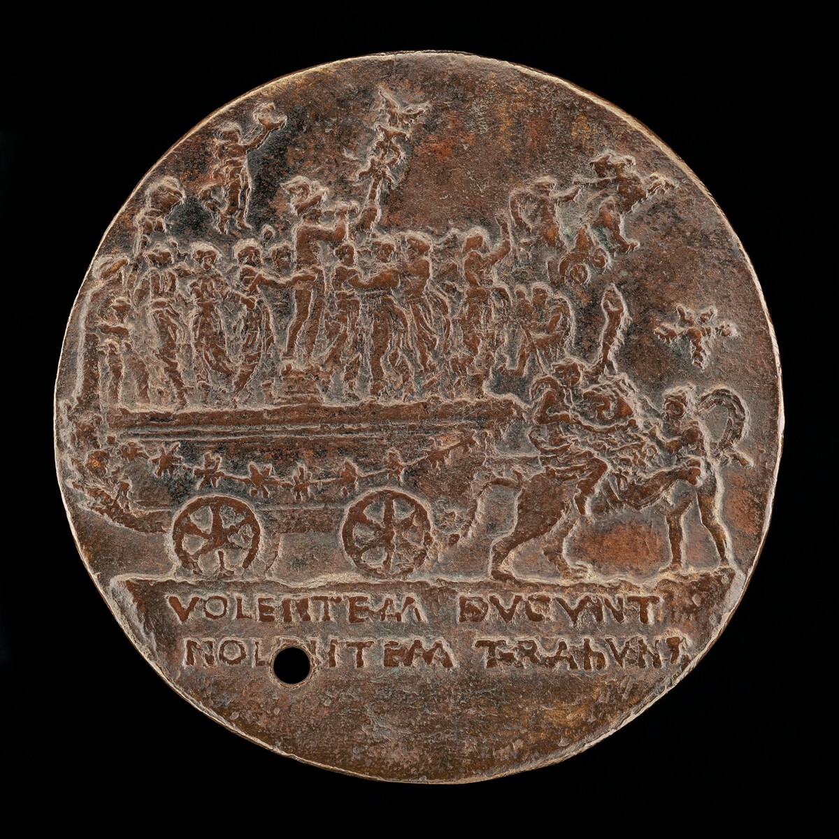 Triumphal Car with Mercury and the Muses [reverse]