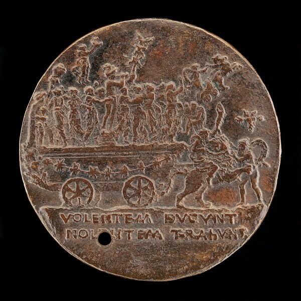Triumphal Car with Mercury and the Muses [reverse]