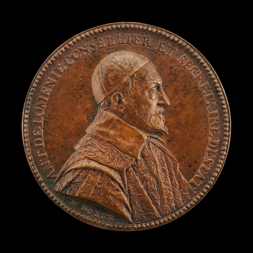 Antoine de Loménie, 1560-1638, Counselor and Secretary of State 1606 [obverse]