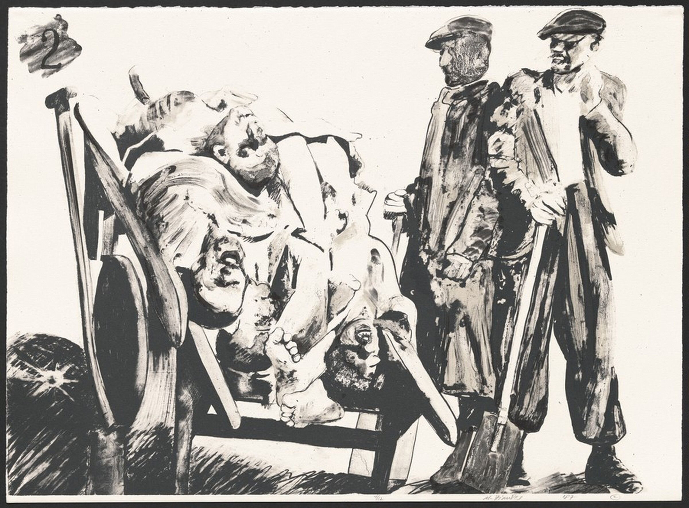 The final solution from The Holocaust, Murray Zimiles, 1985