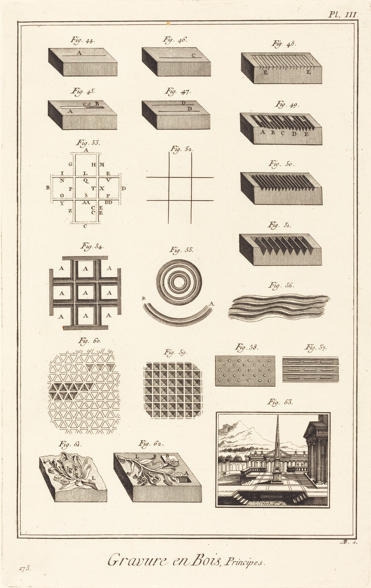 Gravure en Bois, Principes: pl. III