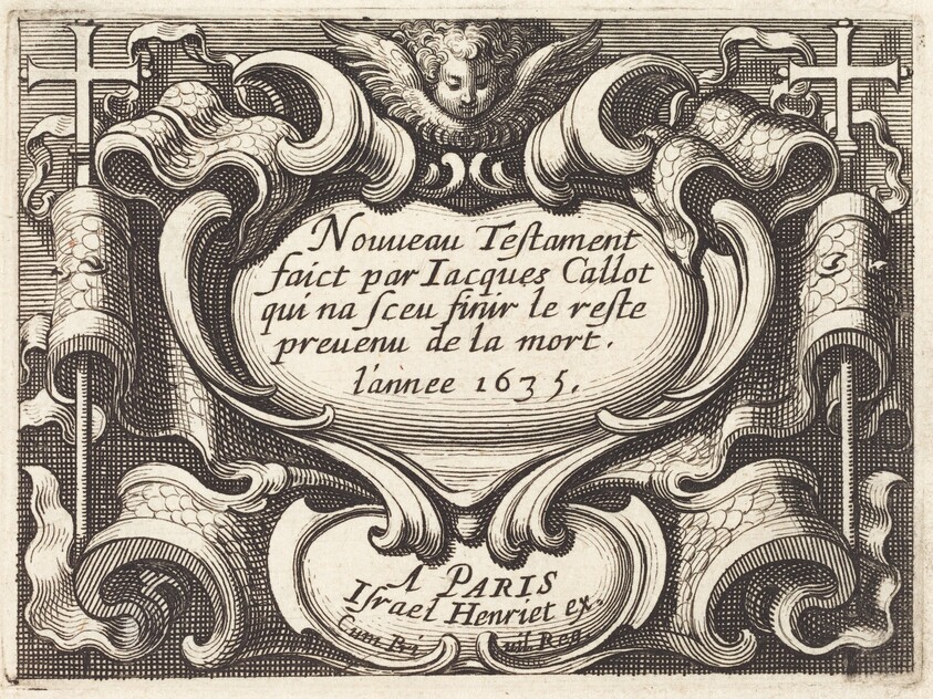Frontispiece for Callot's "The New Testament"