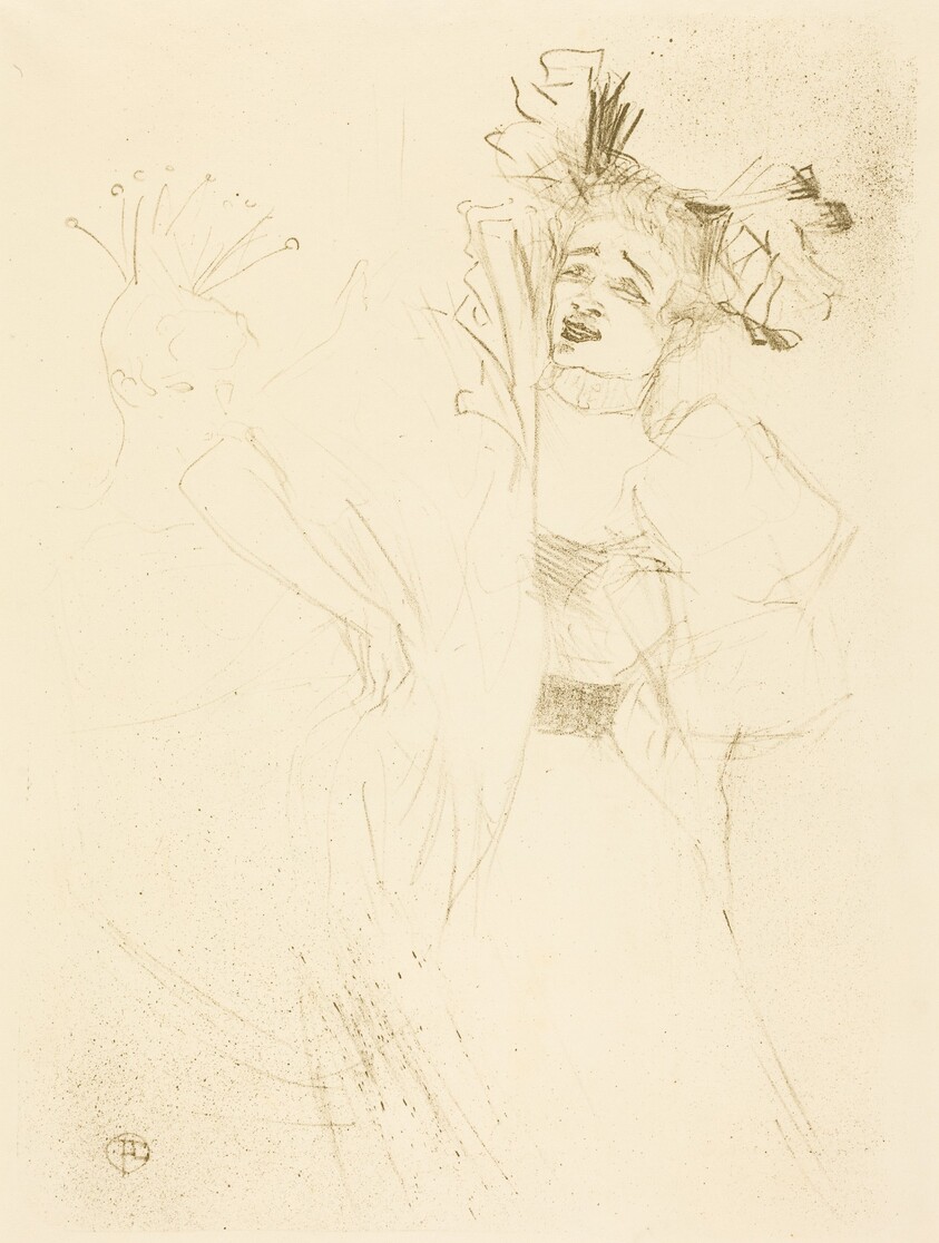 Lender Full Face in "Chilperic" (Lender de face dans "Chilpéric")