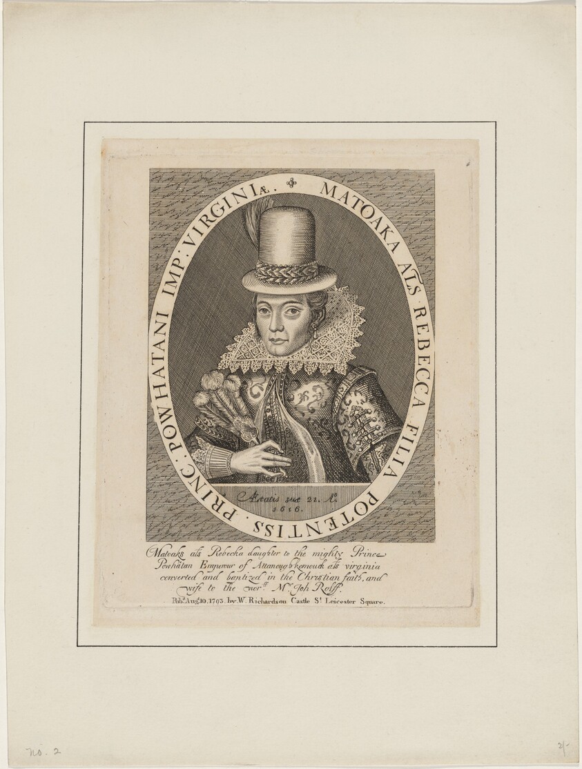 Matoaka Als Rebecka (Pocahontas)