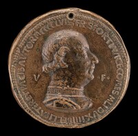 Francesco I Sforza, 1401-1466, 4th Duke of Milan 1450 [obverse], Gianfrancesco Enzola, 1459